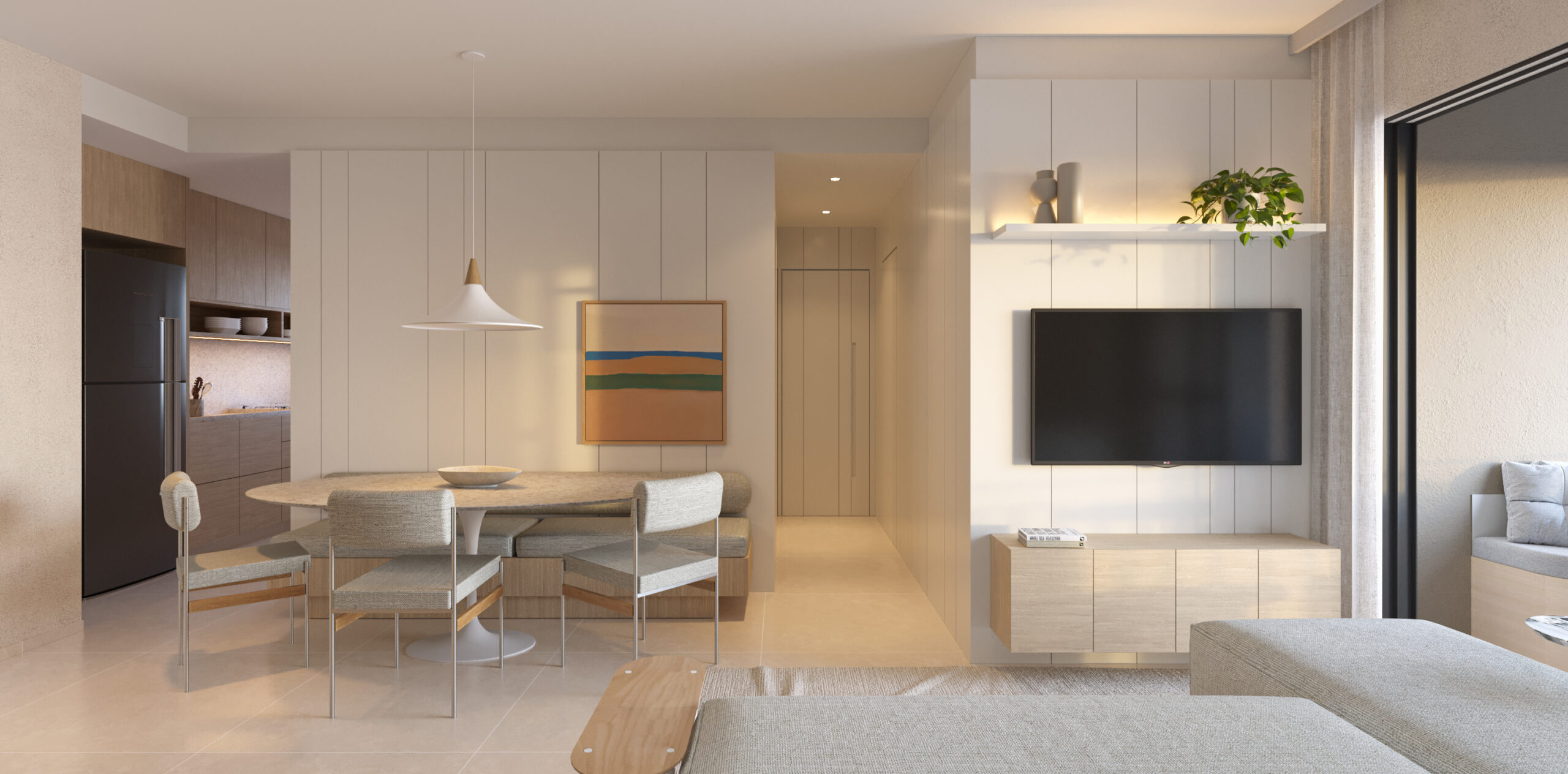 67 m² padrão - sala