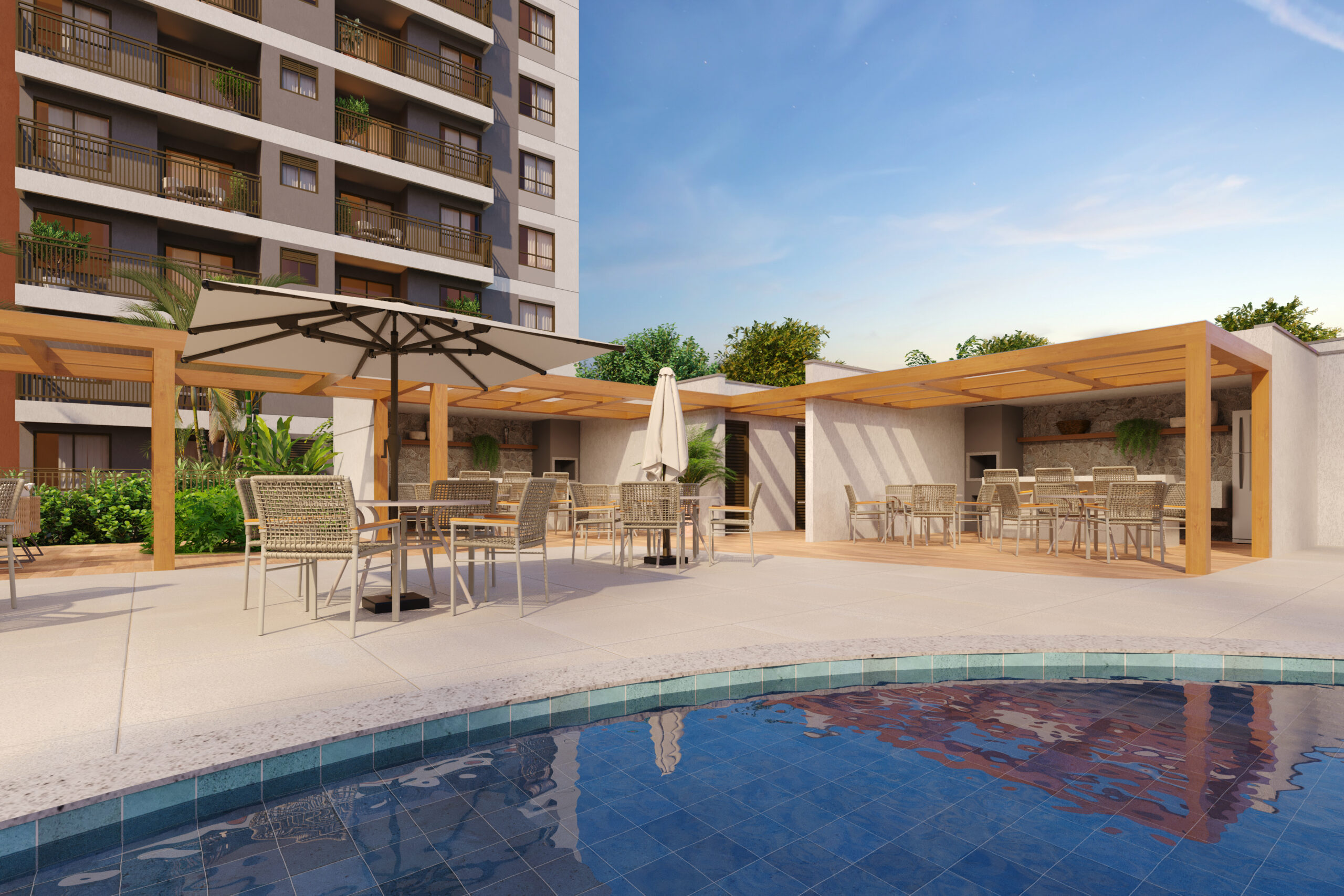 Deck piscina